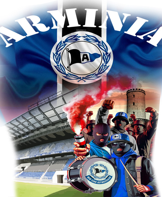 arminia bielefeld fans ultras sparrenburg