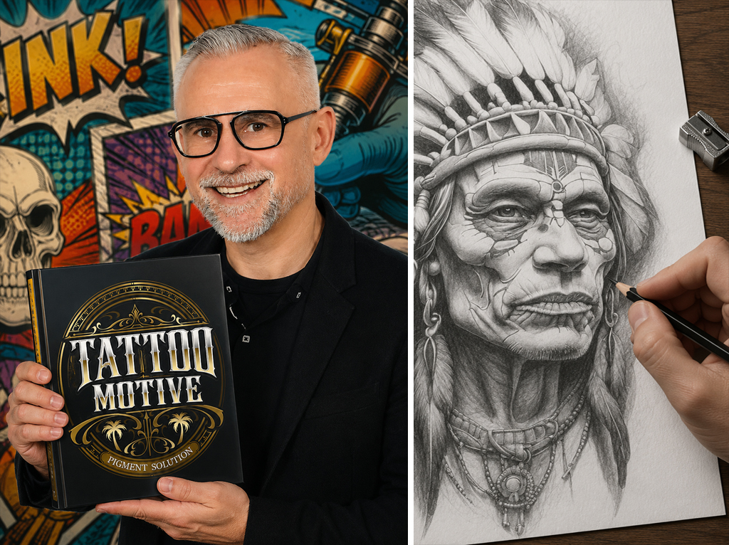 Überdecken alter Tätowierungen mit Coverup Tattoos in Bünde bei Papa Micha von der Tattooinsel