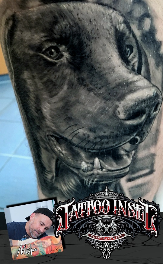 labrador portrait tattoos